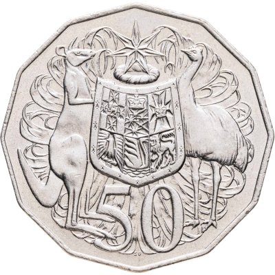 купить Австралия 50 центов (cents) 1983
