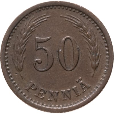 купить Финляндия 50 пенни (pennia) 1942