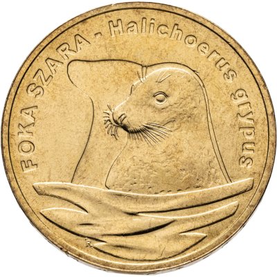 купить Польша 2 злотых (zlote) 2007 "Всемирная природа - Длинномордый тюлень"