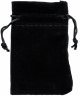 Купить Бархатный мешочек, черный, 7х9 см