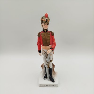 купить Статуэтка «Офицер-гусар» ("Officier des Hussards") из серии "Армия Наполеона", бисквит, роспись, золочение, бисквит, роспись, золочение, Западная Европа, 1960-1980 гг.