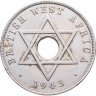 Купить Британская Западная Африка 1 пенни (penny) 1943 без отметки монетного двора