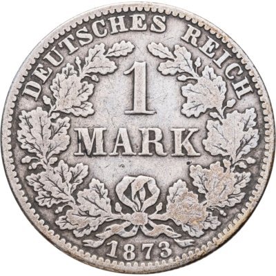 купить Германия 1 марка 1873 Знак монетного двора: "A" - Берлин