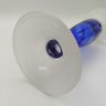 Купить Подсвечник на одну свечу, стекло, матирование, гутная техника, Западная Европа, 1980-1990 гг.