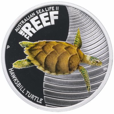 купить Австралия 50 центов 2011 "Морская жизнь Австралии - Фауна рифа II - Черепаха бисса"