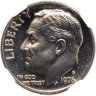 Купить США 10 центов (one dime) 1976 S "Roosevelt Dime" в слабе DNC PF67