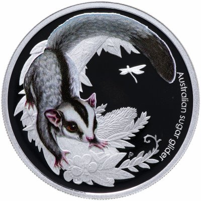 купить Австралия 50 центов 2010 "Детеныш cахарной сумчатой летяги" в футляре, с сертификатом