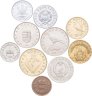 Купить Венгрия набор из 10 монет 2, 10, 20 филеров (filler) и 1, 2, 5, 10, 20, 50 форинтов (forint) 1895-1997