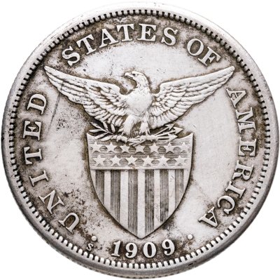 купить Филиппины 1 песо (peso) 1909