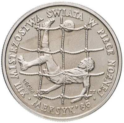 купить Польша 200 злотых (zlotych) 1985 Чемпионат мира по футболу 1986