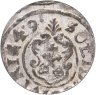 Купить Шведская Ливония 1 солид 1649 королева Кристина