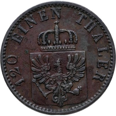 купить Германия, Пруссия 3 пфеннинга 1868