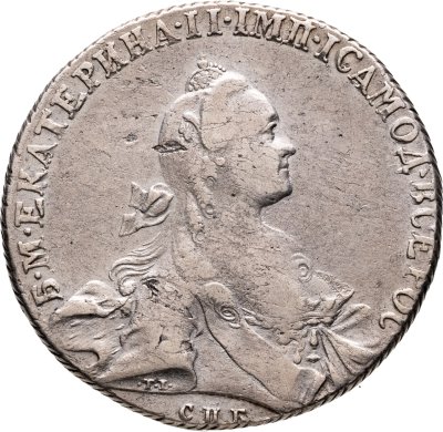 купить 1 рубль 1766 СПБ-TI-АШ