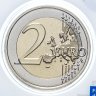 Купить Франция 2 евро 2020 "Медицинские исследования", коинкарта, надпись "Heros"
