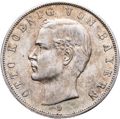 купить Германская империя (Бавария) 3 марки (mark) 1909 D