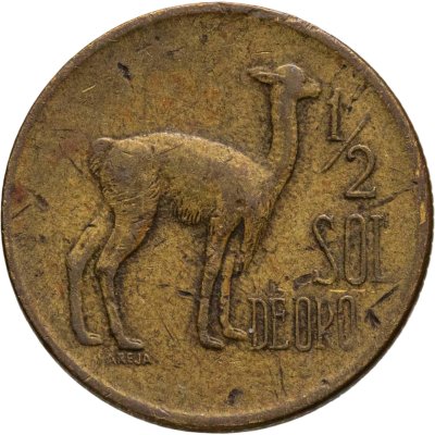 купить Перу 1/2 соля (sol) 1974