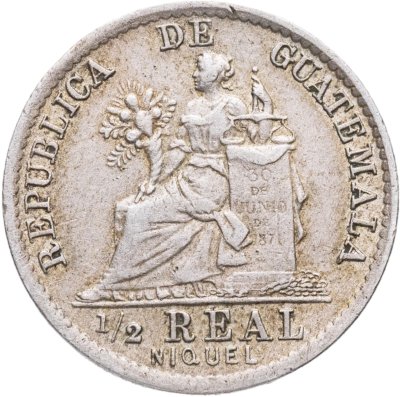 купить Гватемала 1/2 реала (real) 1901