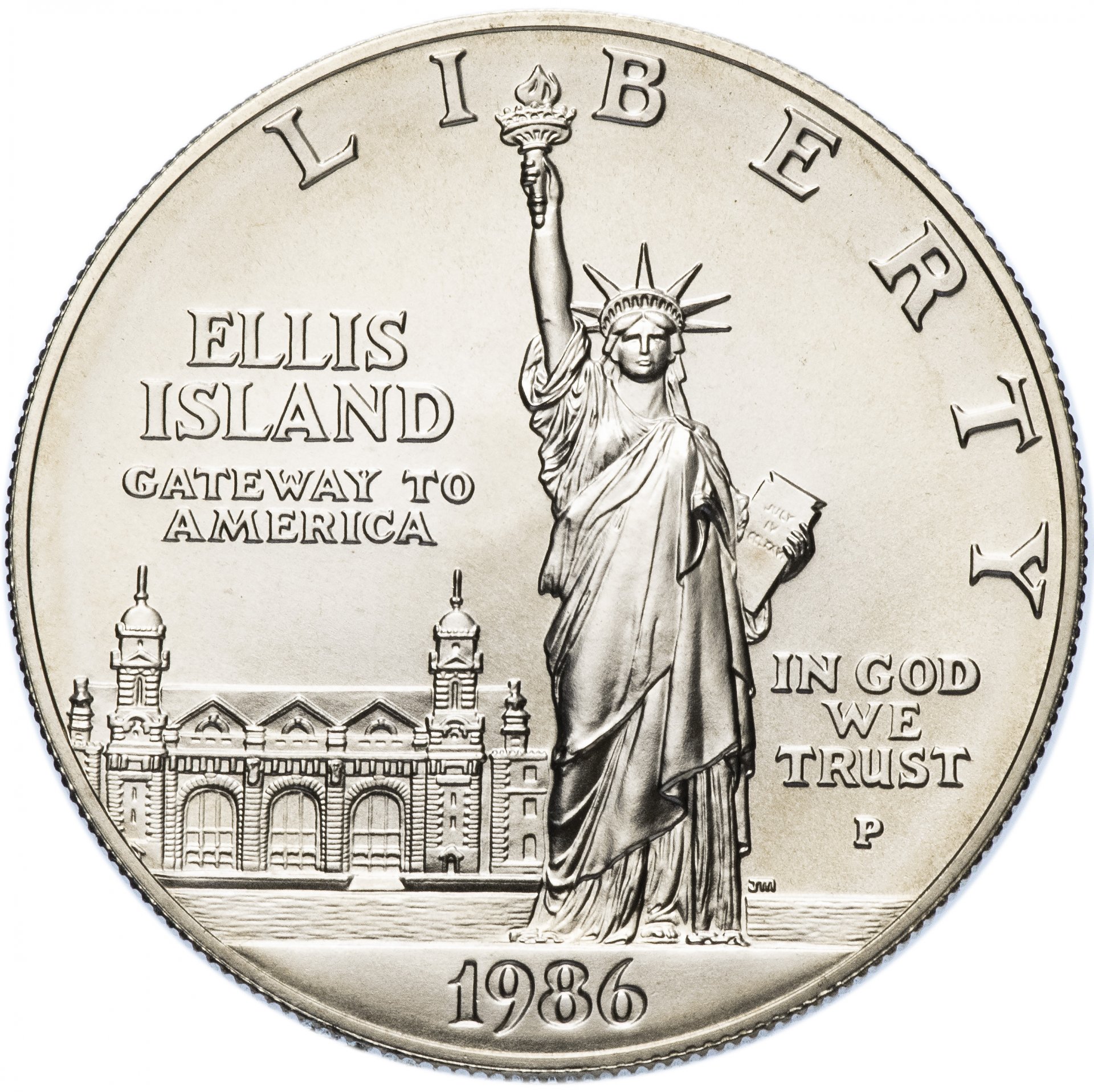 Потратить 1 доллар. США, серебряная монета 1 доллар, 100 лет статуе свободы, 1986 года. США 1 доллар 1986 статуя. 1 Доллар Ellis Island 1986 год. 1 Доллар 1986 США монета.