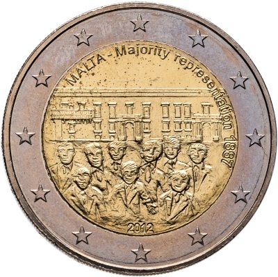 купить Мальта 2 евро (euro) 2012 "Конституция Мальты - Совет большинства 1887 года"