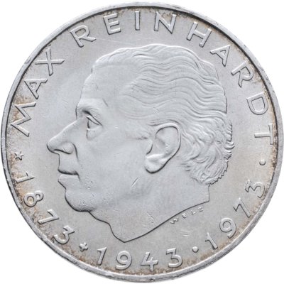 купить Австрия 25 шиллингов (shillings) 1973 100 лет со дня рождения Макса Рейнхардта