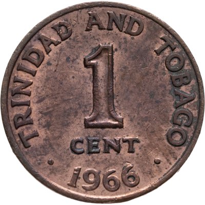 купить Тринидад и Тобаго 1 цент (cent) 1966