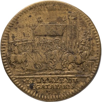 купить Франция счетный жетон 1660 "Людовик XIV и Мария Тереза"