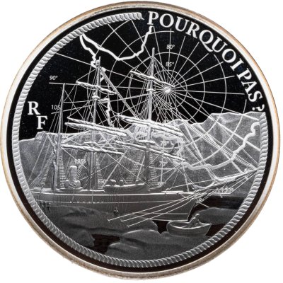 купить Франция 10 euro (евро) 2014 «Великие французские корабли - барк "Почему бы и нет?"»