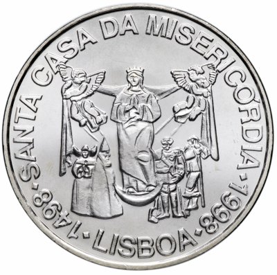 купить Португалия 1000 эскудо (escudos) 1998 "500 лет церкви Мизерикордия"