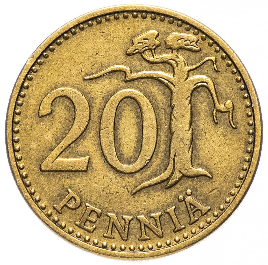 купить Финляндия 20 пенни случайный год 1963-1990