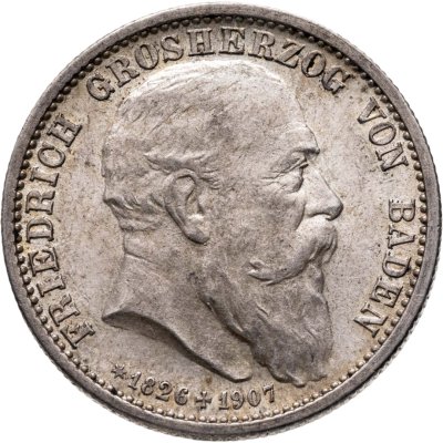 купить Германская Империя 2 марки (mark) 1907 "Смерть Фридриха I"