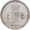 Купить Люксембург 10 франков (francs) 1977  в конверте с маркой