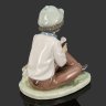 Купить Статуэтка "Мальчик с голубем", скульптор Vicente Martínez, фарфор, роспись, NAO Porcelain, Испания, 1991 г.