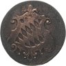 Купить Германия, Бавария 1 пфенниг 1787