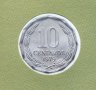 Купить Серия "Птицы на монетах мира" - Чили 10 сентаво (centavos) 1979 (в буклете)