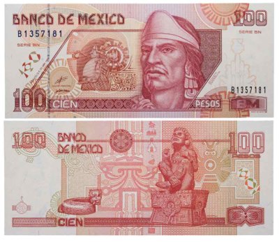 купить Мексика 100 песо 1999