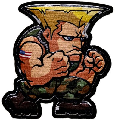 купить Фиджи 1 доллар 2022 "Уличный боец street fighter Гуил", в футляре с сертификатом