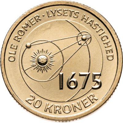 купить Дания 20 крон (kroner) 2013 "Датские ученые - Оле Кристенсен Рёмер"