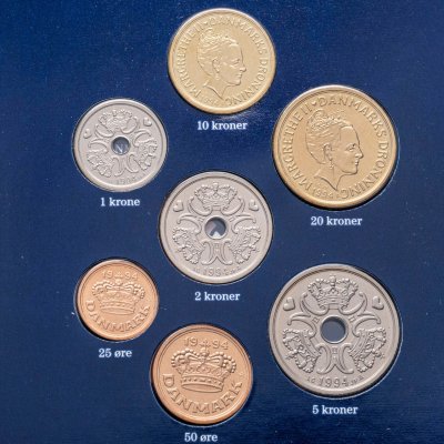 купить Дания (набор из 7 монет в буклете) 1994