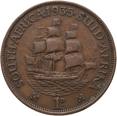 купить ЮАР 1 пенни (penny) 1935