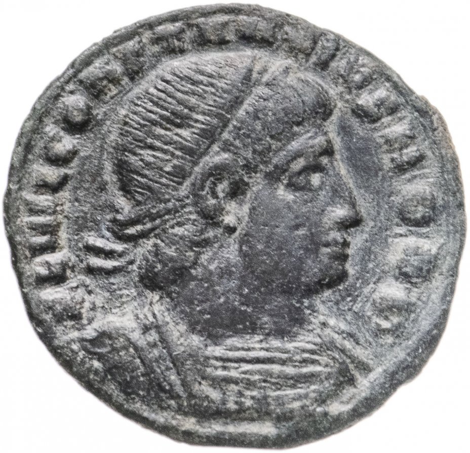 купить Римская Империя, Констанций II, 324–361 гг, Нуммий (реверс: два воина стоят лицом друг к другу, между ними штандарт)