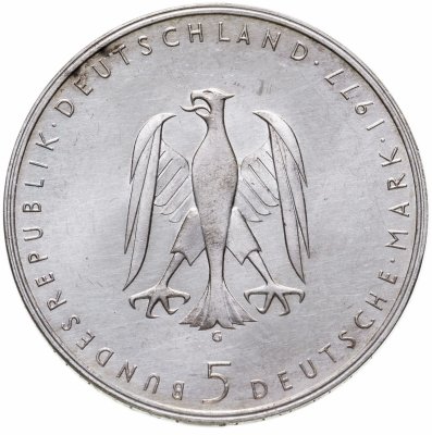 купить Германия 5 марок 1977 200 лет со дня рождения Генриха фон Клейста