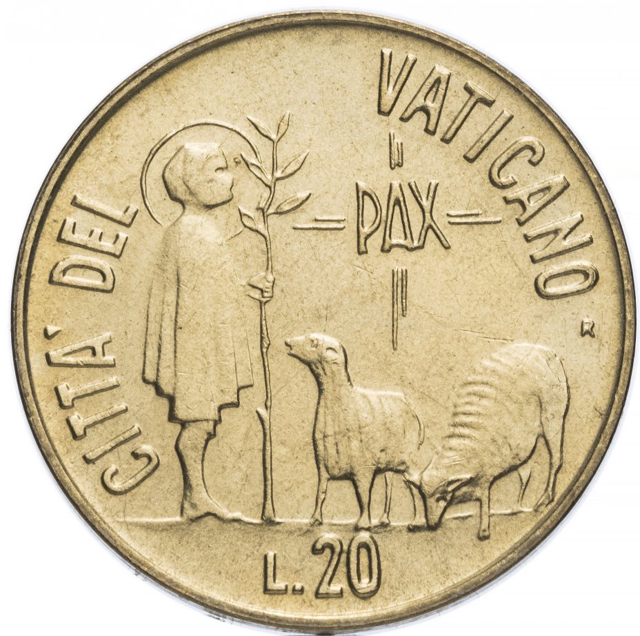 купить Ватикан 20 лир 1984