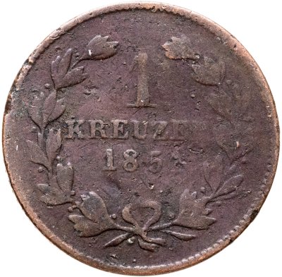 купить Баден 1 крейцер 1858