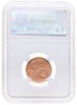 Купить Ватикан 5 евроцентов (euro cent) 2005 "Вакантный престол" в слабе Монетник. ру MS62