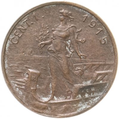 Купить Италия 1 чентезимо (centesimo) 1915