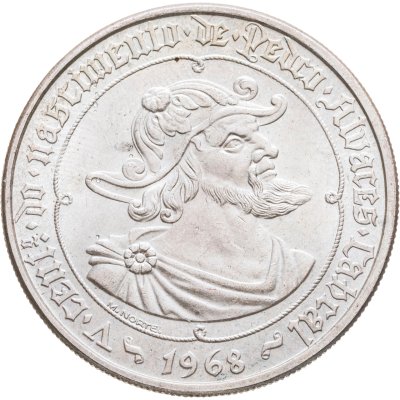 купить Португалия 50 эскудо (escudos) 1968 500 лет со дня рождения Педру Алвариша Кабрала