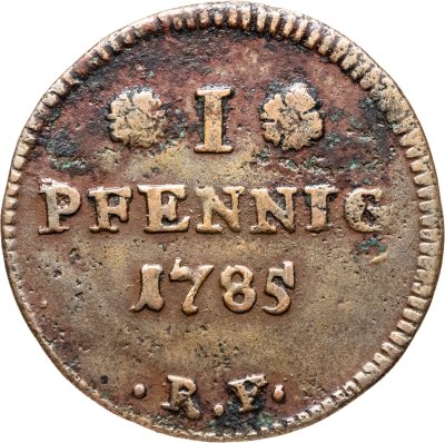 купить Германия, Гессен-Дармштадт 1 пфенниг 1785