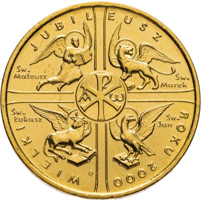 купить Польша 2 злотых (zlote) 2000 "Великий Юбилей 2000 года"