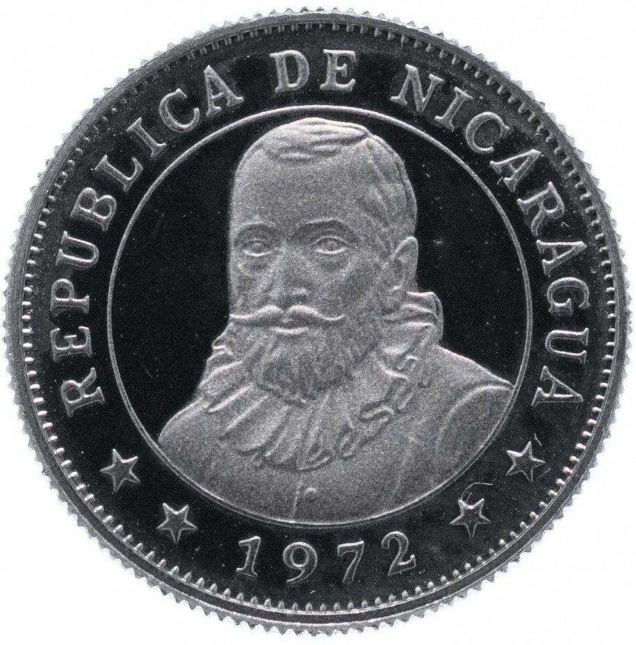 купить Никарагуа 10 сентаво 1972 Proof