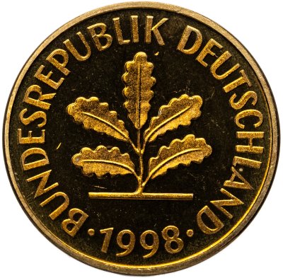 купить Германия 5 пфеннигов (pfennig) 1998 А